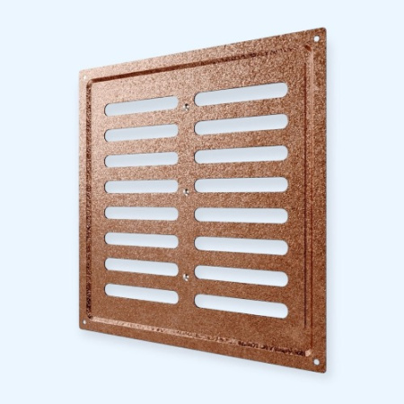 2525MER Antique copper ERA Решетка вентиляционная MER регулируемая 250х250 окраш.сталь Antique copper ERA